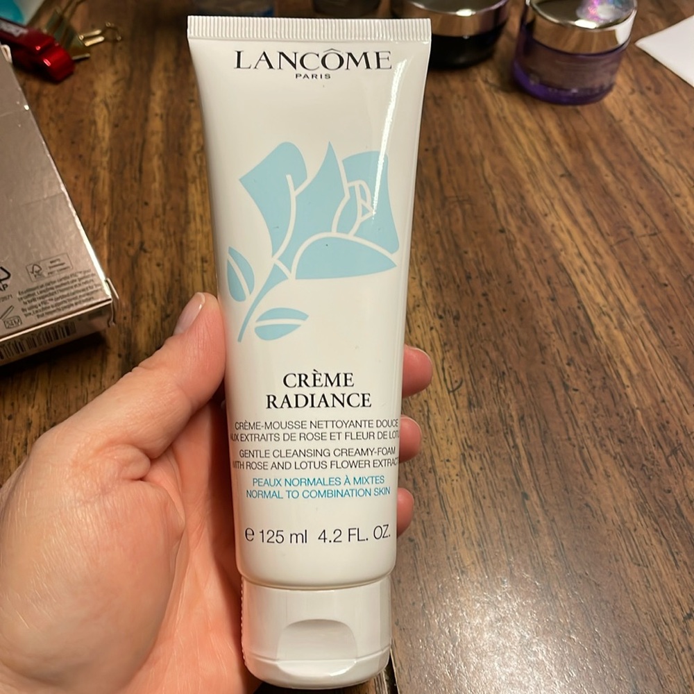 Lancôme Creme Radiance gentle cleanser 4.2 full size new